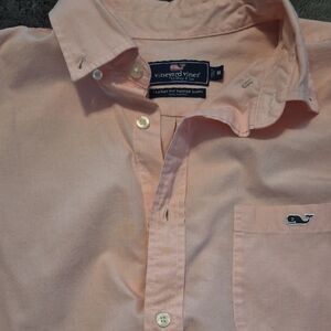 Vineyard Vines Men's Casual Button Down Shirt - Light Pink